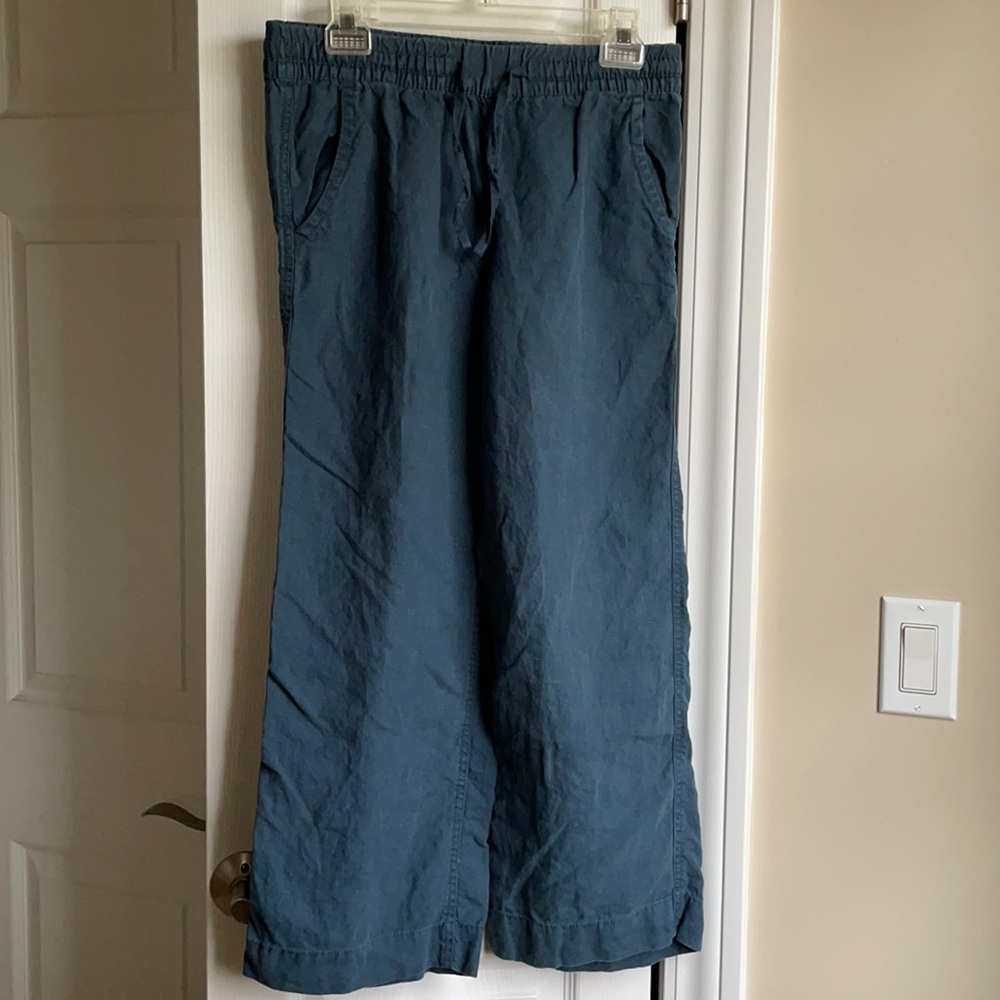 LL Bean linen pants, 6 petite